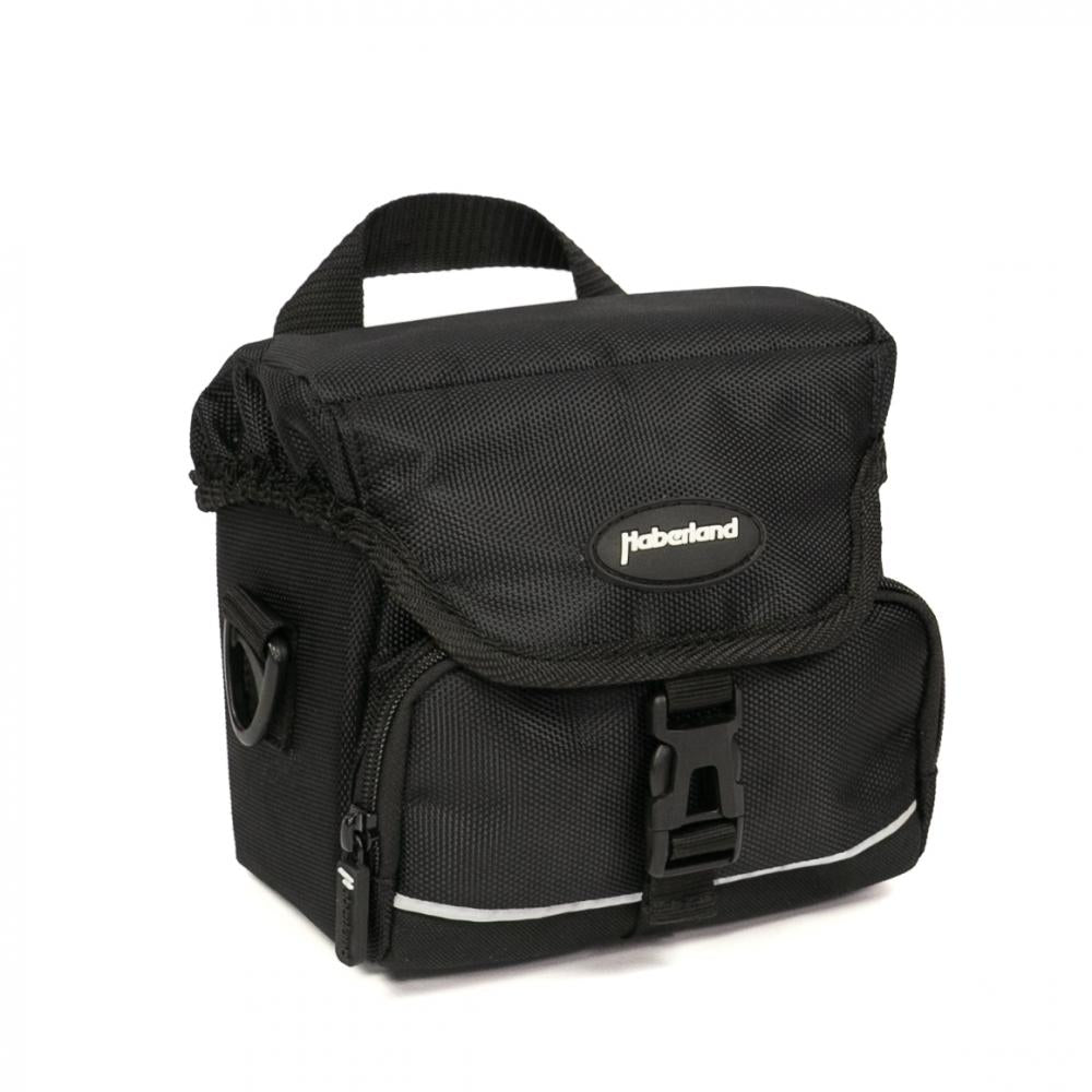 Haberland Lenkertasche 2l Mini schwarz - kompakte Lenkertasche für KLICKfix