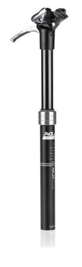 XLC Teleskopsattelstütze SP-T09 schwarz, 27,2mm, 390mm, 50-95kg Fahrergewicht für Mountainbike.
