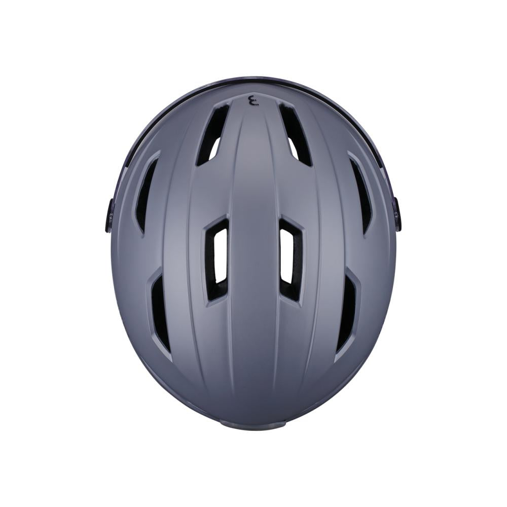 BBB Cycling Helm Move Faceshield M matt grau - sicherer E-Bike- und Speed-Pedelec-Stadthelm