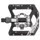 Messingschlager Pedale PM827 schwarz Exustar Half-Clipless 311867