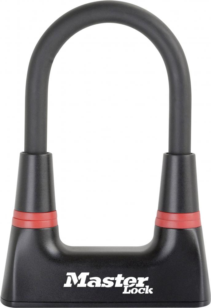 Master Lock Bügelschloss 8278 Schwarz 14 mm x 150 mm x 80 mm - hohe Sicherheit für Fahrräder