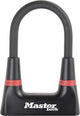 Master Lock Bügelschloss 8278 Schwarz 14 mm x 150 mm x 80 mm - hohe Sicherheit für Fahrräder