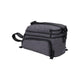 BBB Cycling Gepäckträgertasche CarrierPack Grau Mischung 6,5+5 L - flexible Stauraumerweiterung