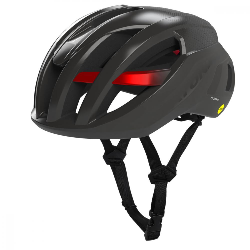 Cratoni Fahrradhelm C-Zero MIPS black-red glossy-matt Größe M-L (56-58 cm)