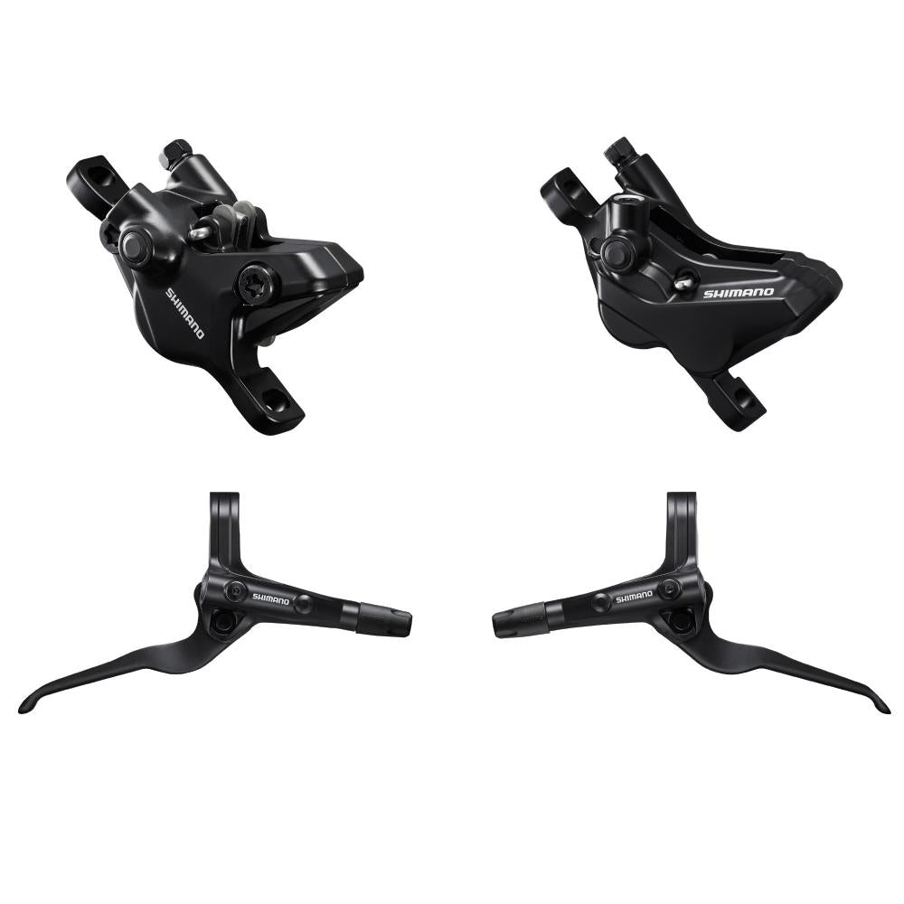 SHIMANO Set Scheibenbremse Vorderradbr. MT401 Hinterradbr. BRMT420 SHIMANO Logo