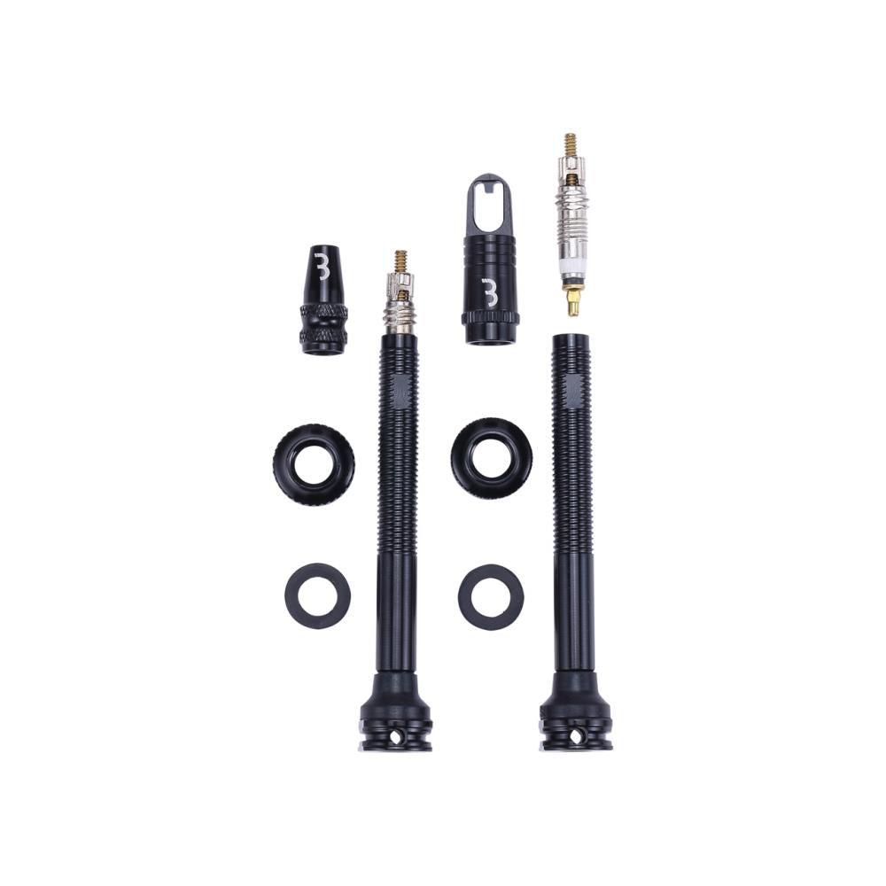 Bbb Tubeless Ventile Al Valve 60 Mm Schwarz - Zuverlässige Tubeless-dichtung