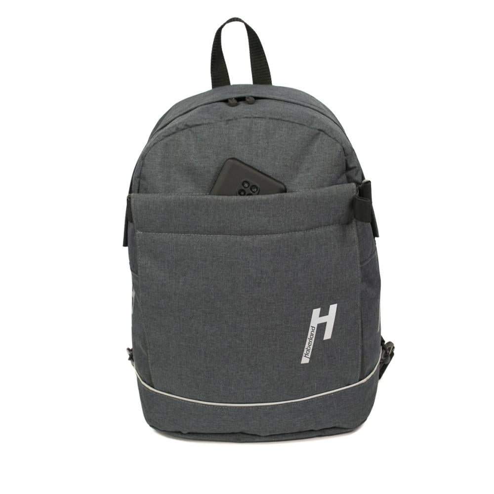 Haberland Bike-Rucksack Lucky Active Plus anthrazit - flexible Fahrrad-Rucksack-Kombination