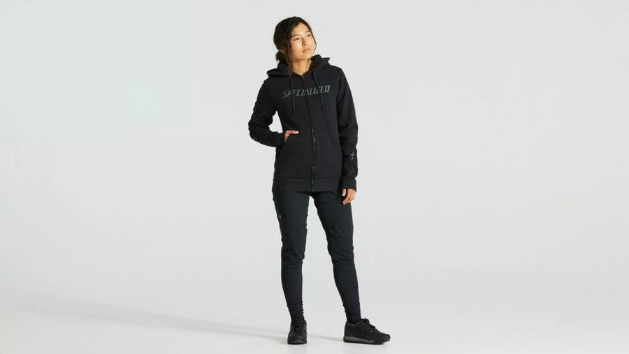 LEGACY Bekleidung WORDMARK ZIP-UP HOODIE WMN BLK M