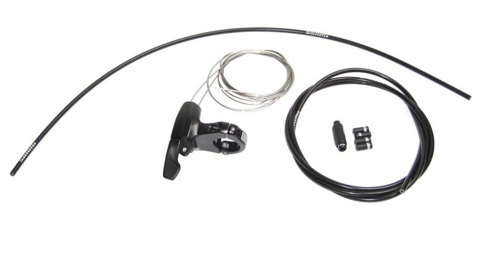 RockShox Remote Upgrade Kit links oben 2013-2016 OneL Full Sprint Remote Only mit Hebel, Zügen und Hüllen.