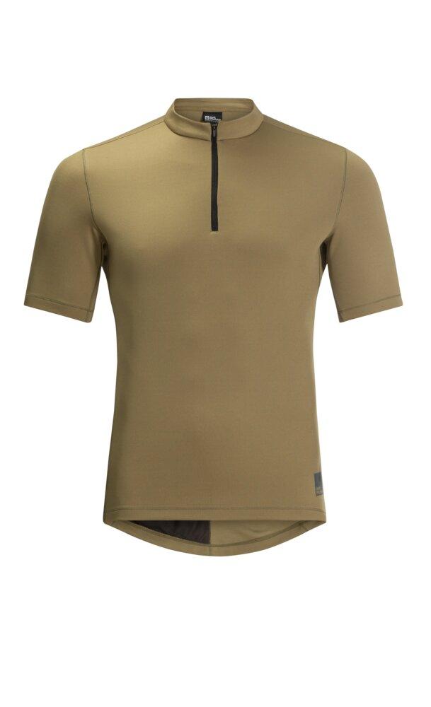 Jack Wolfskin Bike Commute Hz T M Synthetic Fiber T-Shirt Shortsleeve Grey Olive Größe XL