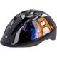 Merida Helm Bear schwarz 47-53 cm Schwarz/orange - sicherer Kinder-Fahrradhelm mit Top-Belüftung