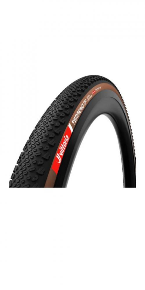 Vittoria Terreno T50 Mixed 700x40C Faltreifen Braun - Gravel Endurance Reifen mit Pannenschutz
