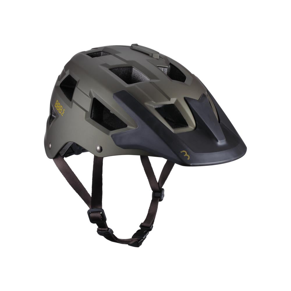 BBB Cycling BBB Helme Nanga M (54-58cm) matt olivgrün - sicherer MTB-Helm für Trail und Alltag