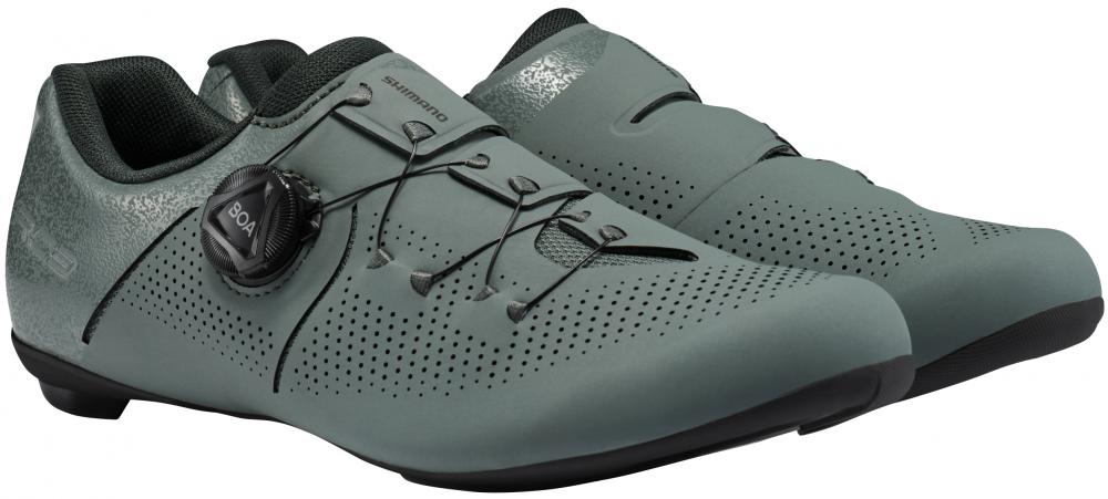 SHIMANO Fahrradschuhe RC302W Damen Road SPD-SL Fahrradschuhe Größe 40 Grün