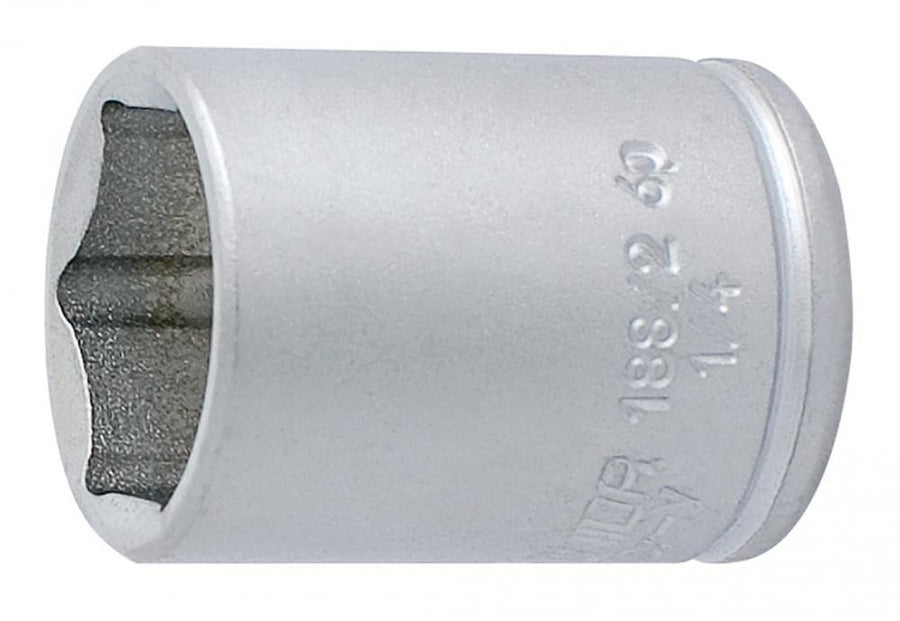 Unior Sechskantsteckschlüssel 1/4" 10mm 188/2 6p, silber.