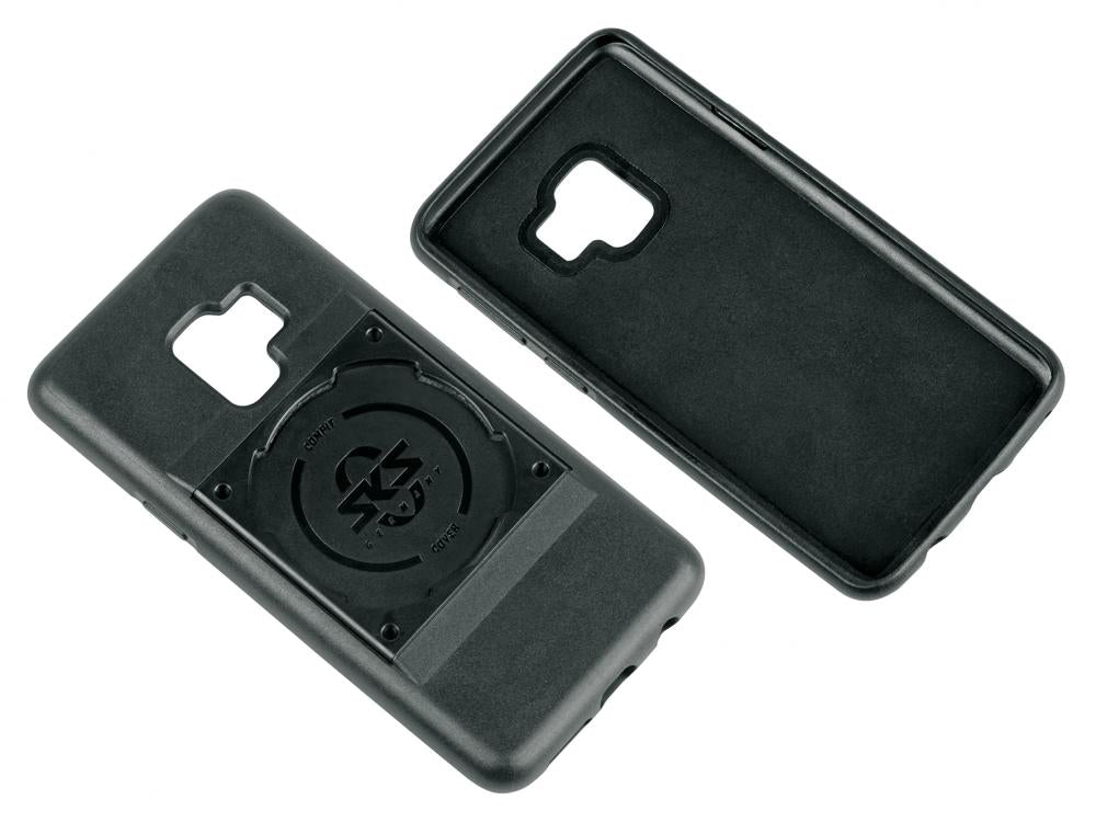 SKS COMPIT Cover für Samsung Galaxy S9  stoßdämpfende 2-Komponenten-Handyhülle mit spezieller Befestigungsvorrichtung für sichere Fahrradmontage