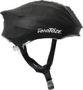 VeloToze Helmüberzug schwarz/rot/gelb onesize schwarz - wasserdichter Wetterschutz für Road-Helme