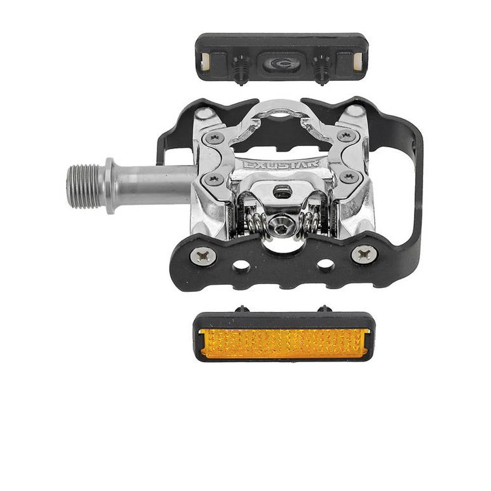 Pedal Mtb E-pm86 Duo Silber