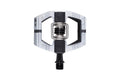 Crankbrothers Mallet Enduro LS Klick-Pedal in Silber mit langer Achse für Mountainbike und Enduro.