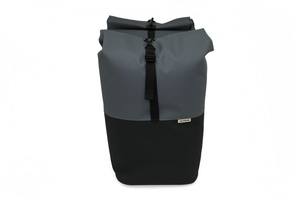 New Looxs Tasche Nyborg Double MIK Light 2x20L Grey/Black - geräumige Doppel-Fahrradtasche