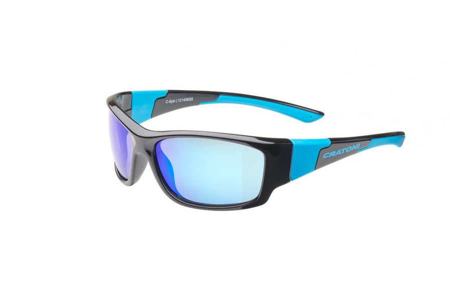 Cratoni Sportbrille C-Spin black-blue glossy Größe UNI
