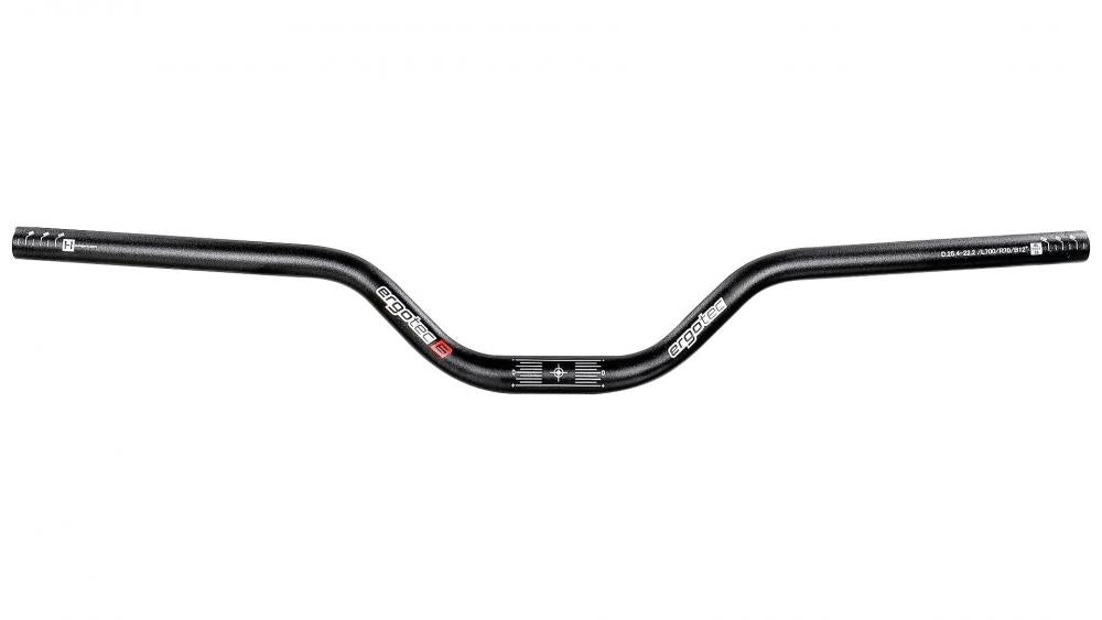 Ergotec Lenkerbügel Riser-Bar Alu Ø 25,4 mm 700 mm schwarz/matt 12°