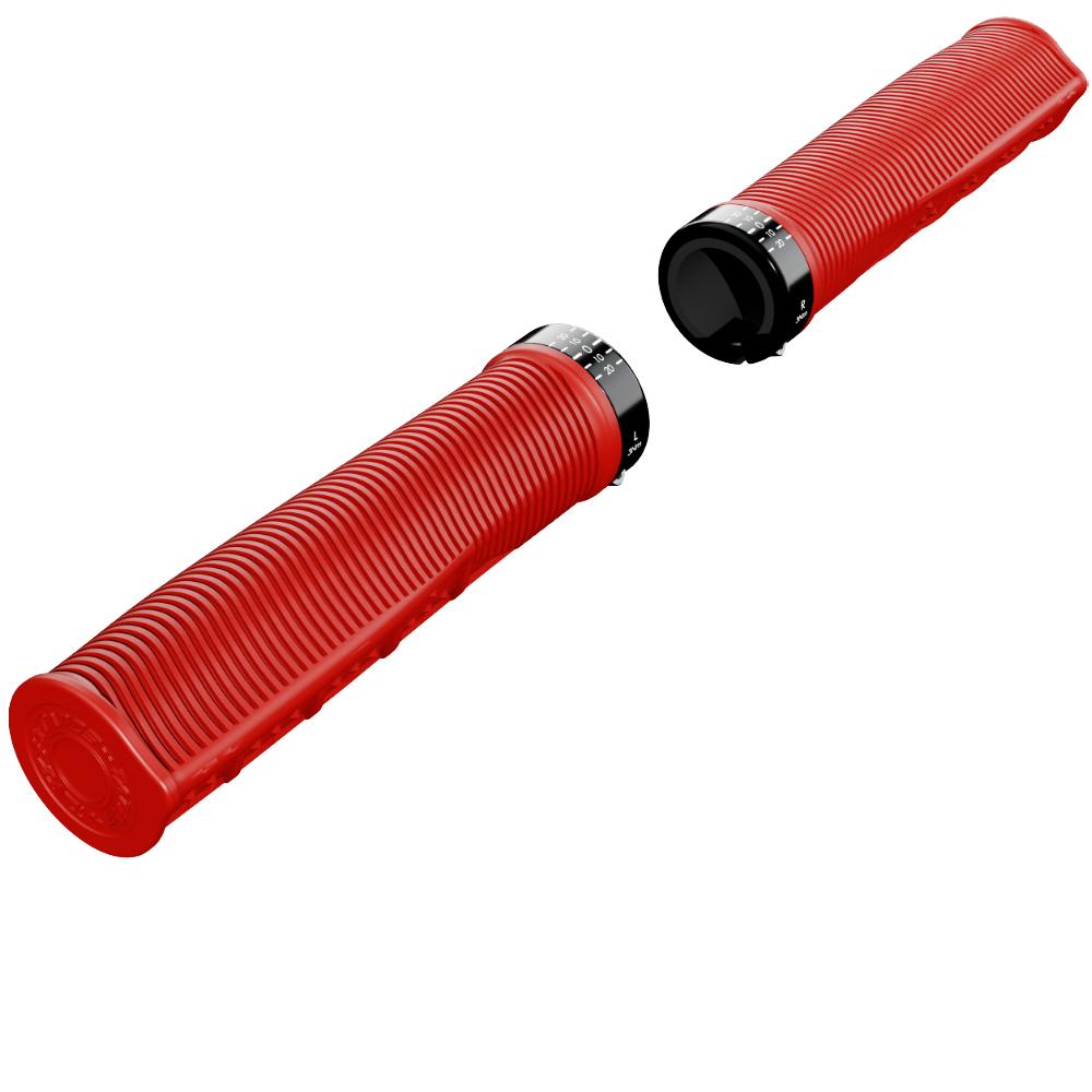 Tatze Griff MTB SPORT GRIP rot Ø 32 bis 34mm schraubbar
