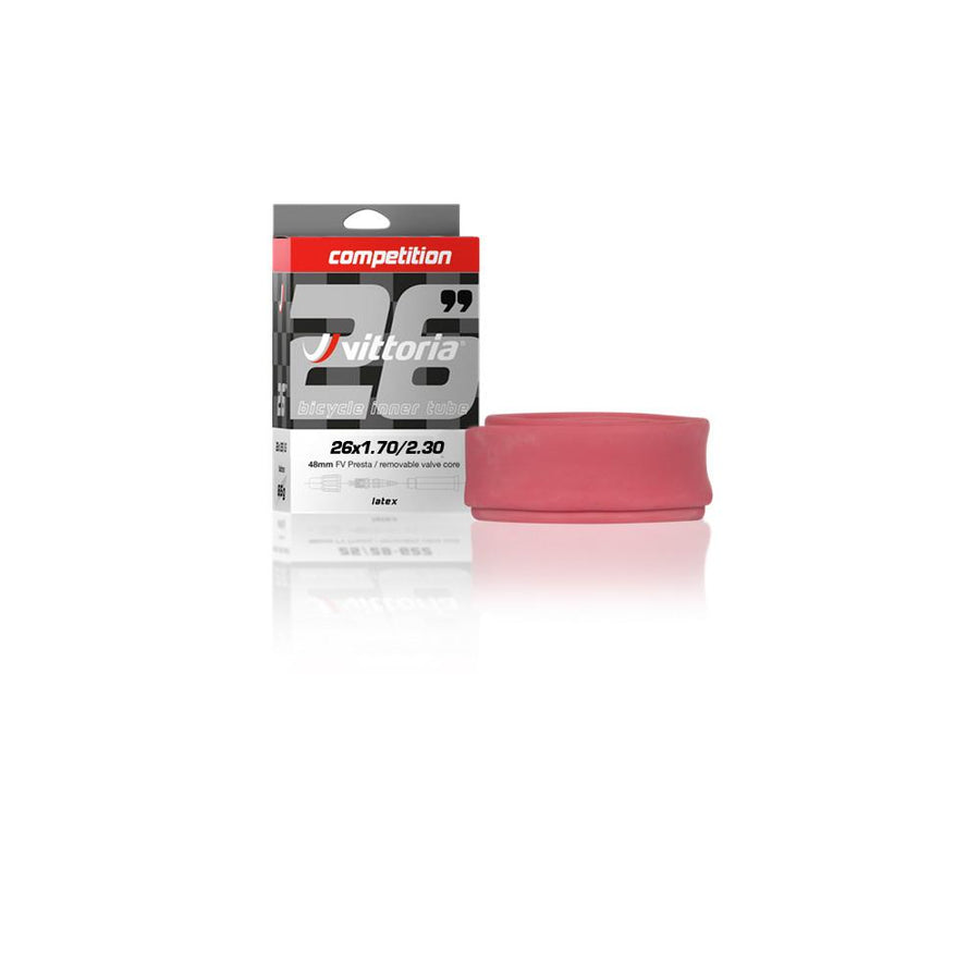 Vittoria Schlauch 26x1.70-2.30\" 43/58-559 Competition Latex SV 48mm