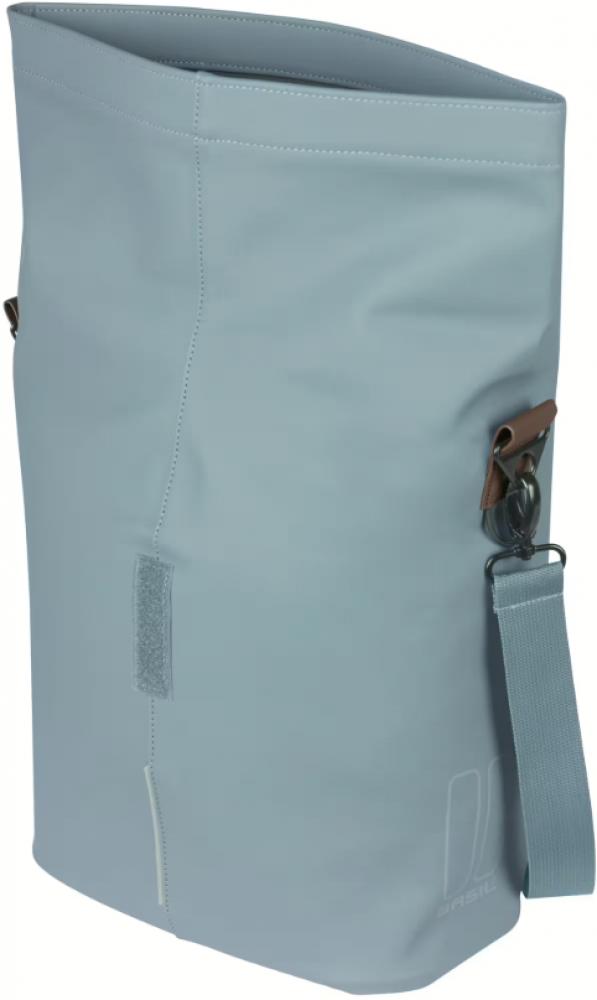Basil City Shopper MIK Studs 14-16 Liter - wasserabweisende Fahrrad-Shopper mit MIK-Montagesystem & Reflektoren