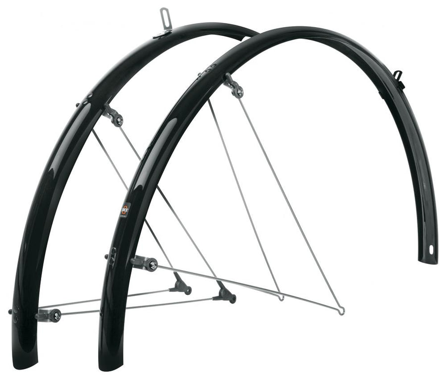 SKS Bluemels Basic Schutzblech-Set 28 Zoll 35mm - Aluminium Schutzbleche für Trekking & City-Bikes