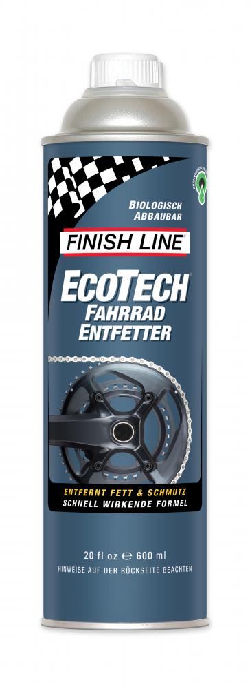 Finish Line EcoTech 600ml Multi-Entfetter, biologisch abbaubarer Fahrradreiniger, entfernt starke Fett- und Schmutzablagerungen, greift Gummi- und Kunststoffteile nicht an, enthält Korrosions- und Rostschutzmittel