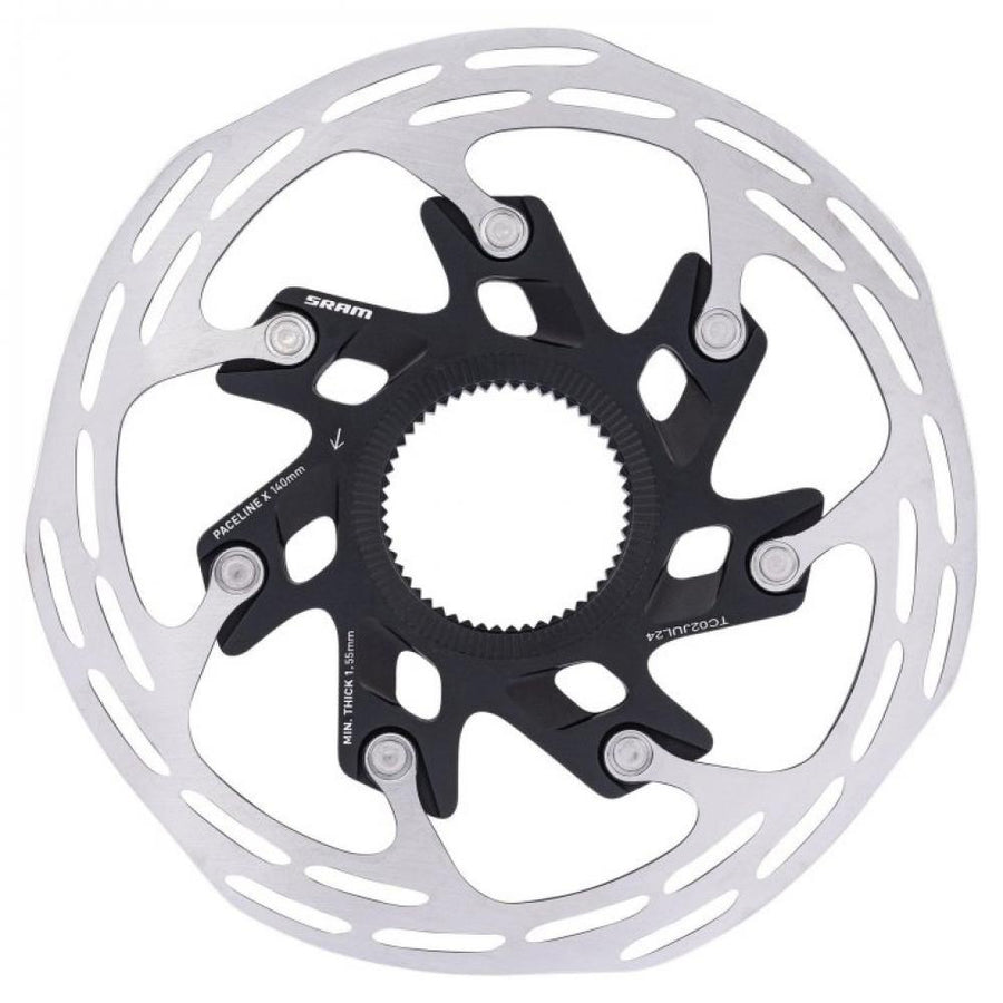 SRAM Bremsscheibe Paceline X 160 mm - leiser High-Performance-Rotor für den Stradeneinsatz - Scheibenbremse
