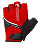 CHIBA Gel Premium - Radhandschuhe kurzfinger, S, rot, Gelpolsterung, atmungsaktiv