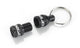 XLC Ventiladapter PU-X07: Adapter von AV (Schrader) auf DV/SV (Dunlop/Presta), inklusive praktischem Schlüsselring, Farbe: Schwarz, Gewicht: 3 g.