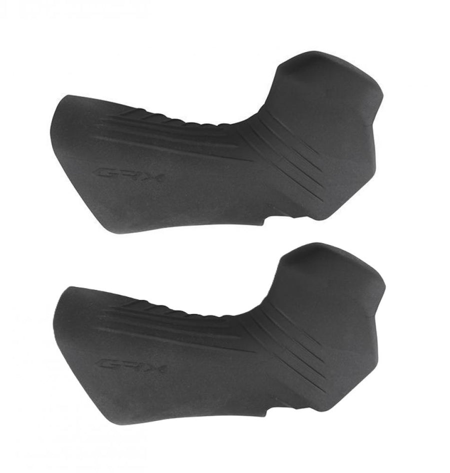 SHIMANO GRX ST-RX825 Griffgummis (Paar) in Schwarz für Schaltbremshebel – komfortabler Grip.