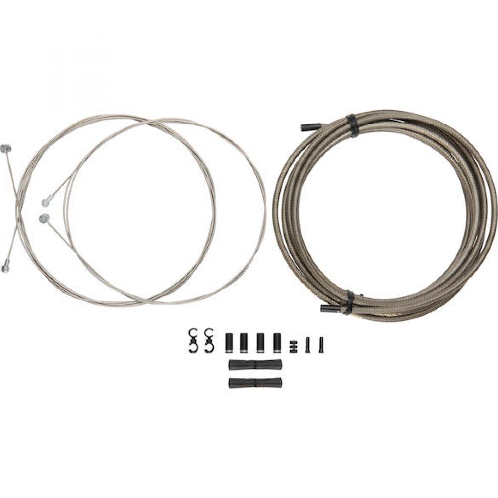 Jagwire Bremszugset Universal Sport [Universal] Carbon/silber - geschmeidige Bremsperformance