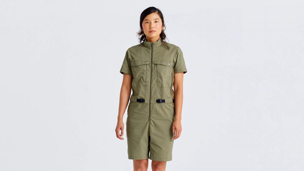 S/F SUN FIELD SUIT WMN GRN XL - Damen Outdoor-Anzug in Grün