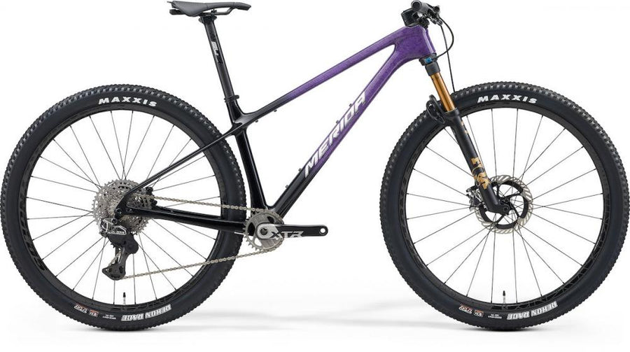 Merida Big.Nine 10K III2 black (splatter purple-fade), Größe: XXL 50cm, Farbe: lila/schwarz