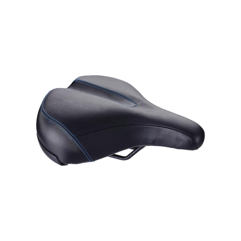 Bbb Sattel Comfortplus Relaxed Leder 230x270mm Schwarz - Maximaler City-komfort