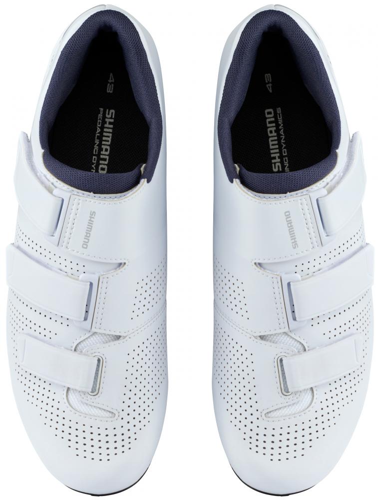SHIMANO Fahrradschuhe RC102 Herren/Damen Road SPD-SL Größe 48 Fahrradschuhe Weiß