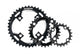 FSA Kettenblatt MTB D-10 64 mm x 24 Zähne 4-Arm Schwarz - kompatibel mit Shimano & SRAM