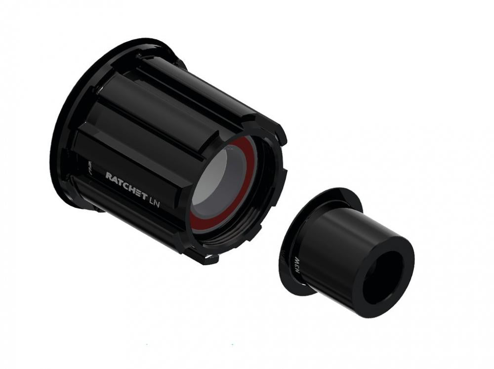 DT Swiss Freilauf/Rotor Umrüstkit Campagnolo Ratchet LN 12 x 142 mm Rot - moderne Ausführung