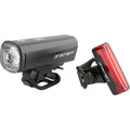 Procraft Lichtset Allround Advanced StVZO Standardgröße Schwarz - sicheres Fahrradlichtset