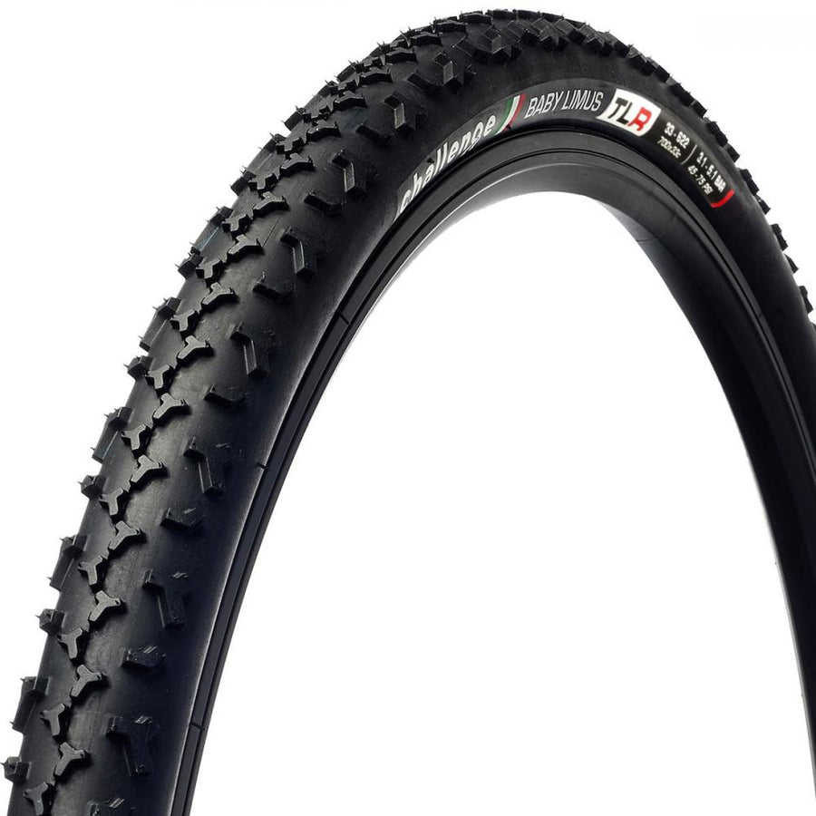 Challenge Baby Limus Race TLR Faltreifen 33-622 Schwarz - Tubeless Ready Cyclocross