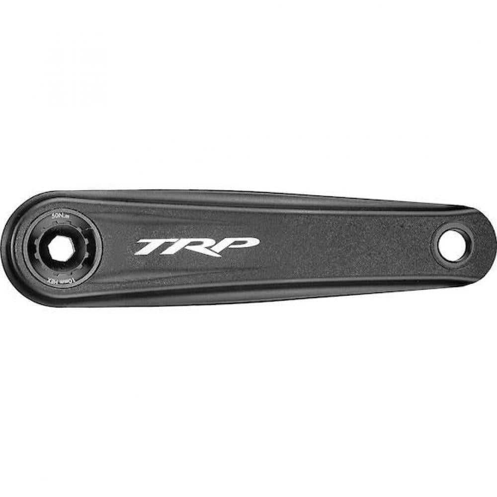 TRP Kurbelgarnitur EVO 12 Alu CK-8050 165 mm Schwarz/silber - steife & präzise Antriebsbasis