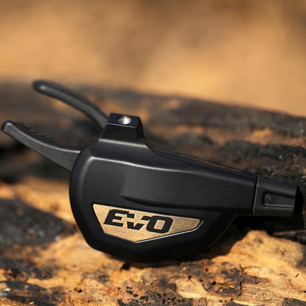 TRP Schalthebel EVO DH SL-M9070 7-fach - Schwarz/Gold - präzise DH-Schaltperformance