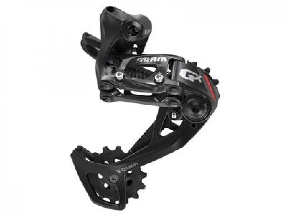 SRAM GX 2x11 Schaltwerk lang schwarz-rot - präzise MTB-Schaltperformance