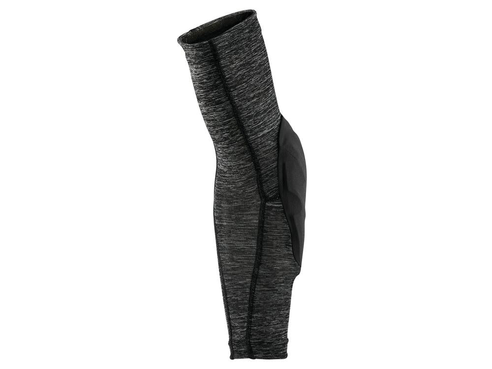 100% Teratec elbow guards XL Grey Heather / Black - leichter Ellbogenschutz für Trail und Enduro