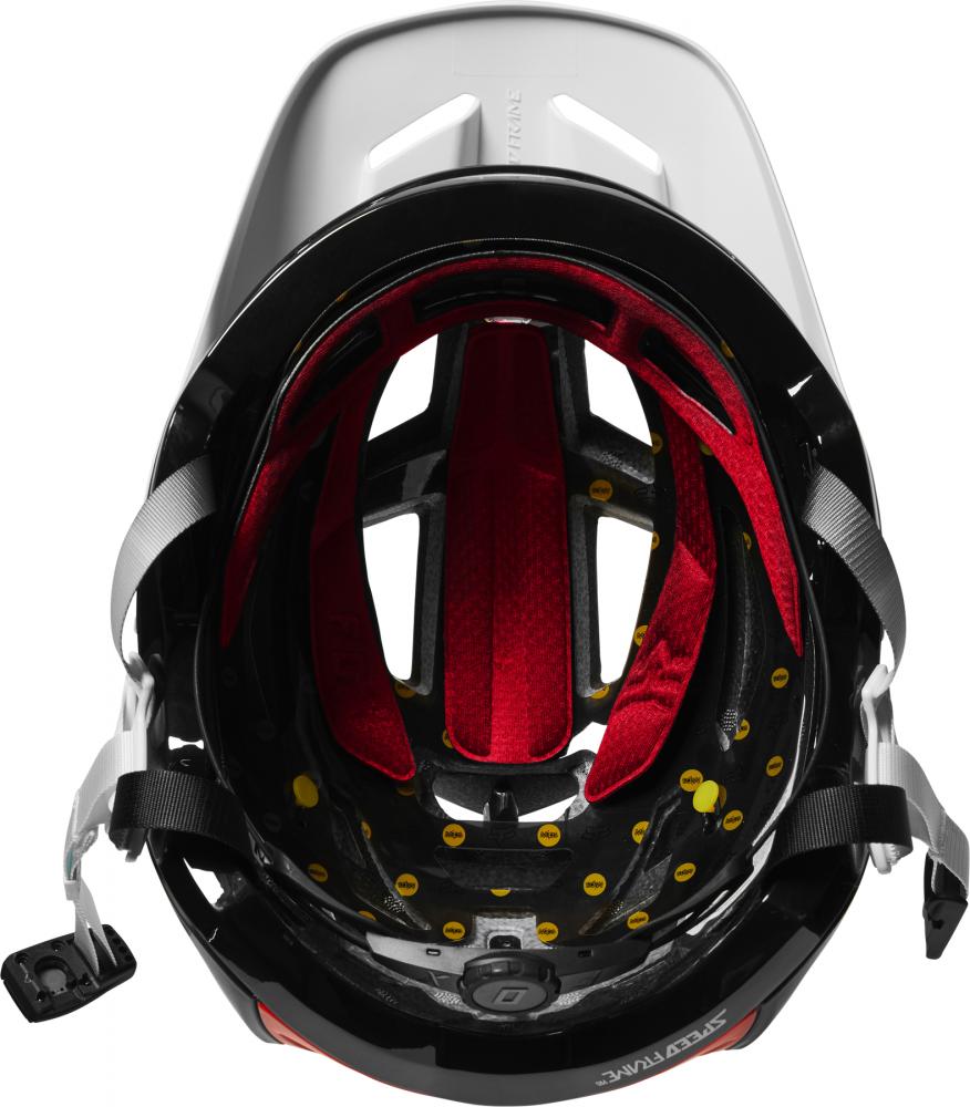 Fox Helm Speedframe Pro Fade black white Größe S
