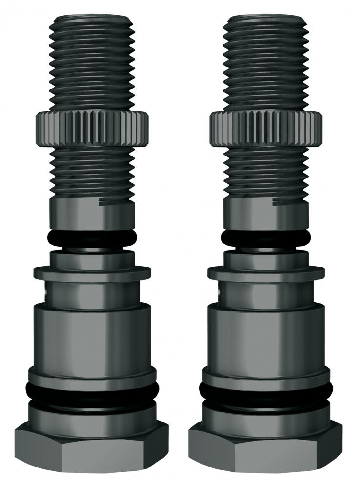 SKS AIRSPY Adapter Set AV für Auto- und Dunlopventile, 2 Stück, kompatibel mit SKS AIRSPY Reifendrucksensor